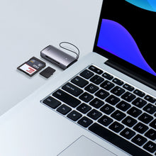 Заредете изображение във визуализатора на галерията – Baseus Lite Series adapter SD / TF USB card reader gray (WKQX060013) - TopMag
