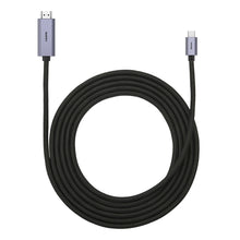 Заредете изображение във визуализатора на галерията – Baseus High Definition Series adapter cable USB Type C - HDMI 2.0 4K 60Hz 3m black (WKGQ010201) - TopMag
