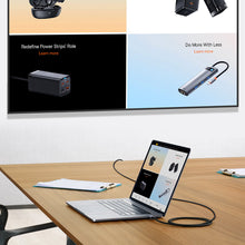 Заредете изображение във визуализатора на галерията – Baseus High Definition Series adapter cable USB Type C - HDMI 2.0 4K 60Hz 3m black (WKGQ010201) - TopMag
