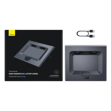 Заредете изображение във визуализатора на галерията – Baseus USB laptop cooling pad up to 21 "gray (LUWK000013) - TopMag
