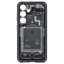 Заредете изображение във визуализатора на галерията – Spigen Ultra Hybrid case for Samsung Galaxy S24 - dark gray (Zero One pattern)
