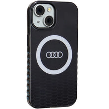 Заредете изображение във визуализатора на галерията – Audi IML Big Logo MagSafe case for iPhone 15 / 14 / 13 - black
