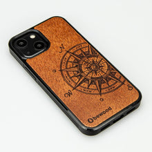 Заредете изображение във визуализатора на галерията – Wooden case for iPhone 13 Mini Bewood Traveler Merbau
