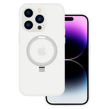 Заредете изображение във визуализатора на галерията – Tel Protect Magical Magsafe Stand Case for Iphone 13 Pro Max silver
