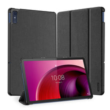 Заредете изображение във визуализатора на галерията – Dux Ducis Domo smart sleep case for Lenovo Tab M10 10.6'' tablet - black

