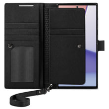Заредете изображение във визуализатора на галерията – Spigen WALLET "S" PLUS GALAXY S23 ULTRA BLACK

