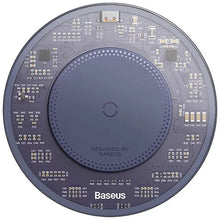 Заредете изображение във визуализатора на галерията – BASEUS wireless charger Simple 2 15W with cable Type C - Type C 1m nebula purple CCJJ050005
