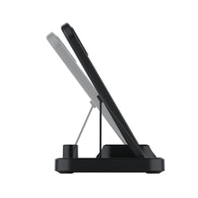 Заредете изображение във визуализатора на галерията – Wireless charger qi 4in1 10w w30 black - TopMag
