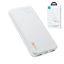 Заредете изображение във визуализатора на галерията – Joyroom power bank 10000mAh Dazzling Series 22.5W white (QP194)
