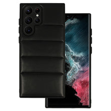 Заредете изображение във визуализатора на галерията – Leather 3D Case for Samsung Galaxy S22 Ultra design 2 black
