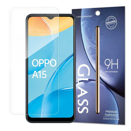 Tempered Glass 9H Screen Protector for Oppo A15 (packaging – envelope)