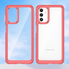 Заредете изображение във визуализатора на галерията – Outer Space Case for Samsung Galaxy A13 5G cover with a flexible frame red
