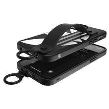 Заредете изображение във визуализатора на галерията – Adidas OR Hand Strap Case iPhone 14 Plus 6.7" black-white/black-white 50215

