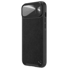 Заредете изображение във визуализатора на галерията – Nillkin CamShield S Leather Magnetic Case for Iphone 14 Plus black
