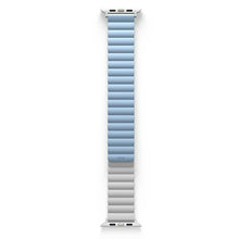 Заредете изображение във визуализатора на галерията – Uniq band Revix Apple Watch Series 1/2/3/4/5/6/7/8/SE/SE2/Ultra 42/44/45/49mm. Reversible Magnetic white-blue/white-blue
