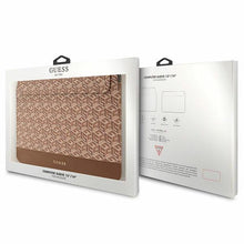 Заредете изображение във визуализатора на галерията – Guess GUCS14HGCFSEW 14" case - brown GCube Stripes
