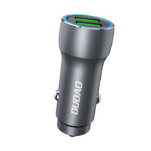 Заредете изображение във визуализатора на галерията – Dudao fast car charger 2 x USB 3A 18W gray (R4+)
