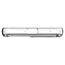 Заредете изображение във визуализатора на галерията – Spigen Ultra Hybrid S MagSafe case with stand for iPhone 15 Pro - transparent
