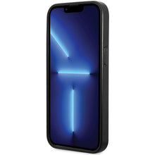 Заредете изображение във визуализатора на галерията – Guess Croco Triangle Metal Logo case for iPhone 15 Pro Max - black
