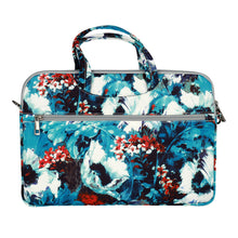 Заредете изображение във визуализатора на галерията – Wonder Briefcase Laptop 17 inches white poppies
