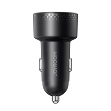 Заредете изображение във визуализатора на галерията – Car charger with voltmeter 53W (USB C, USB) Joyroom JR-CCD01 black
