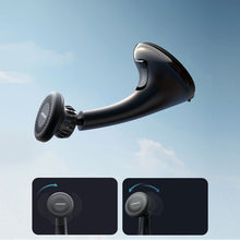 Заредете изображение във визуализатора на галерията – Joyroom car magnetic phone holder for cockpit/dashboard/window black (JR-ZS356)
