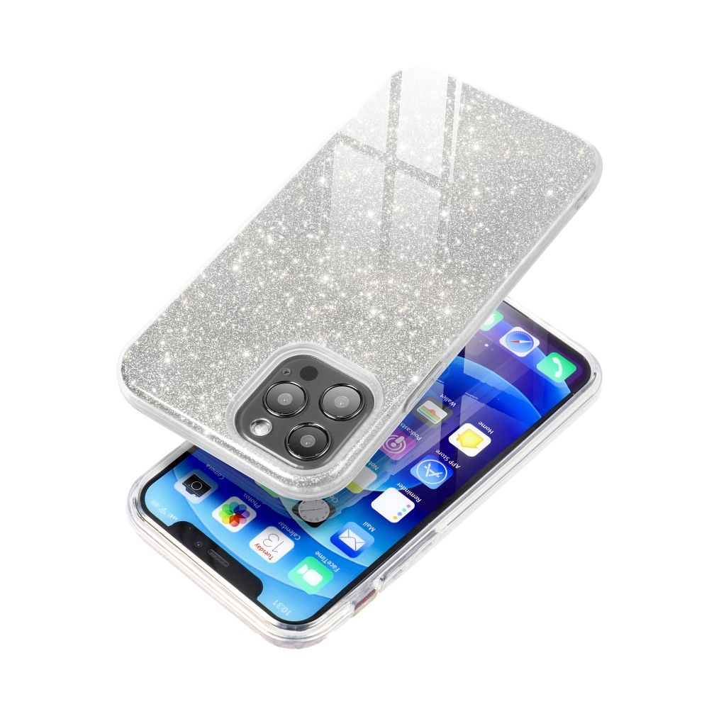 SHINING Case for IPHONE 15 PRO silver