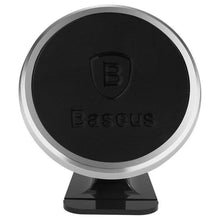 Заредете изображение във визуализатора на галерията – BASEUS car holder magnetic to center console 360° Adjustable silver SUCX140012
