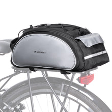 Заредете изображение във визуализатора на галерията – Wozinsky bike carrier bag with shoulder strap 13l black (WBB1BK)
