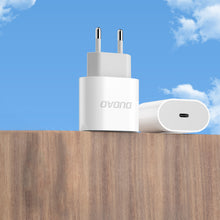 Заредете изображение във визуализатора на галерията – Dudao A8SEU PD 20W EU Plug USB-C Charger White
