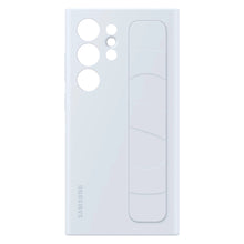 Заредете изображение във визуализатора на галерията – Samsung Standing Grip Case EF-GS928CLEGWW with holder / stand for Samsung Galaxy S24 Ultra - light blue
