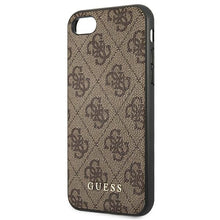 Заредете изображение във визуализатора на галерията – Original Case GUESS 4G Big Metal Gold Logo GUHCI8G4GFBR for Iphone 7/8/SE 2020/2022 brown
