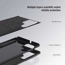 Заредете изображение във визуализатора на галерията – Nillkin CamShield Silky Silicone Case for Samsung Galaxy S23 Ultra black
