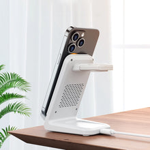 Заредете изображение във визуализатора на галерията – Choetech T608 15W 4in1 induction charging station - white
