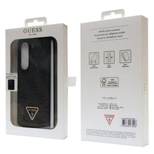 Заредете изображение във визуализатора на галерията – Original Case GUESS - hardcase Leather 4G Diamond Triangle GUHCZFD5P4TDPK for Samsun Galaxy Z Fold 5 Black
