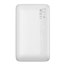Заредете изображение във визуализатора на галерията – Baseus Baseus Pro 20000mAh 22.5W white powerbank with USB Type A - USB Type C 3A 0.3m cable (PPBD040302)
