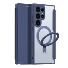 Заредете изображение във визуализатора на галерията – Dux Ducis Skin X Pro case with magnetic ring / stand for Samsung S24 Ultra - blue
