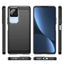 Заредете изображение във визуализатора на галерията – Carbon Case for Xiaomi Poco F4 5G flexible silicone carbon cover black
