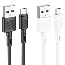 Заредете изображение във визуализатора на галерията – Hoco cable usb to micro 2,4a victory x83 1m black - TopMag
