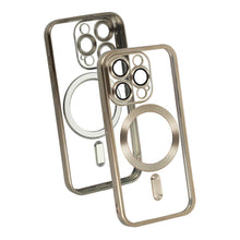 Заредете изображение във визуализатора на галерията – Metallic Magsafe Case for Iphone 15 Pro Titanium
