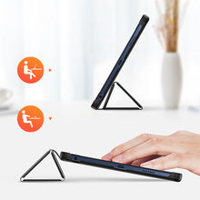 Заредете изображение във визуализатора на галерията – Dux Ducis Domo smart sleep case for Lenovo Tab M10 10.6'' tablet - black
