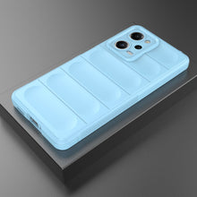 Заредете изображение във визуализатора на галерията – Magic Shield Case Cover for Xiaomi Redmi Note 12 Pro / Poco X5 Pro 5G Flexible Armor Cover Light Blue
