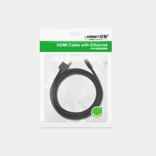 Заредете изображение във визуализатора на галерията – Ugreen cable Micro HDMI - HDMI cable 3m black (HD127)
