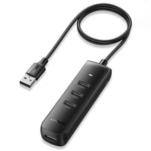 Заредете изображение във визуализатора на галерията – Ugreen HUB USB Type A splitter - 4x USB 3.2 Gen 1 black (CM416 80657)
