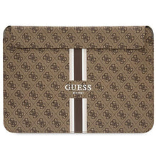 Заредете изображение във визуализатора на галерията – Guess case GUCS16P4RPSW 16" brown/brown 4G Printed Stripes
