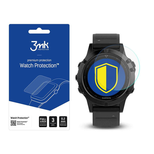 Garmin Fenix 5 47 mm - 3mk Watch Protection™ v. FlexibleGlass Lite - TopMag
