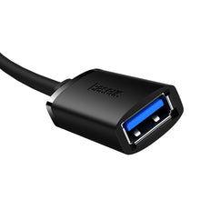 Заредете изображение във визуализатора на галерията – USB 2.0 extension cable 1.5m Baseus AirJoy Series - black
