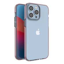 Заредете изображение във визуализатора на галерията – Spring Case case for iPhone 14 Pro Max silicone cover with frame light pink
