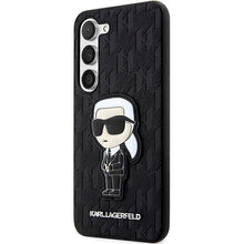 Заредете изображение във визуализатора на галерията – Karl Lagerfeld KLHCS23MSAKLHKPK S23+ S916 hardcase black/black Saffiano Monogram Ikonik

