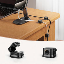 Заредете изображение във визуализатора на галерията – Joyroom JR-ZS368 magnetic cable organizer - black (3 pcs.)
